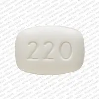 Nuvigil (Armodafinil [ ar-moe-daf-i-nil ])-C 220-200 mg-White-Rectangle