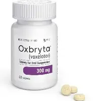 Oxbryta (Voxelotor [ vox-el-oh-tor ])-300 D-300 mg-Yellow-Round