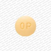 Oxycontin (Oxycodone [ ox-i-koe-done ])-OP 40-40 mg-Yellow-Round