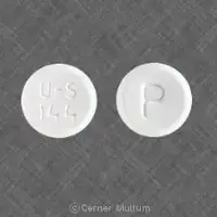 Pacerone (Amiodarone (oral) [ a-mi-oh-da-rone ])-P U-S 144-100 mg-White-Round