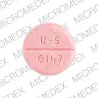 Pacerone (Amiodarone (oral) [ a-mi-oh-da-rone ])-P200 U-S 0147-200 mg-Pink-Round