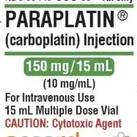 Paraplatin (Carboplatin [ kar-boe-pla-tin ])-medicine-150 mg/15 mL multidose vial