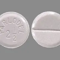 Parlodel (Bromocriptine (parlodel) [ broe-moe-krip-teen ])-PARLODEL 2 1/2-2.5 mg-White-Round