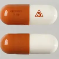 Parlodel (Bromocriptine (parlodel) [ broe-moe-krip-teen ])-PARLODEL 5 mg S-5 mg-Brown & White-Capsule-shape