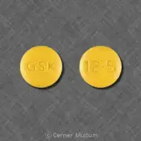 Paxil cr (Paroxetine [ pa-rox-a-teen ])-GSK 12.5-12.5 mg-Yellow-Round