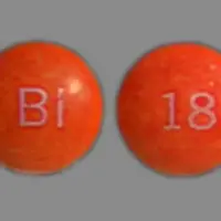 Persantine (Dipyridamole (oral/injection) [ dye-pir-id-a-mole ])-BI 18-50 mg-Orange-Round