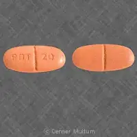 Pexeva (Paroxetine [ pa-rox-a-teen ])-POT 20-20 mg-Orange-Oval