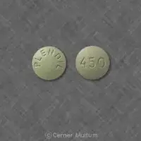 Plendil (Felodipine [ fe-loe-di-peen ])-450 PLENDIL-2.5 mg-Green-Round