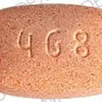 Poly-vi-flor (Multivitamins with fluoride [ mul-tee-vye-ta-min-with-floor-ide ])-468 MJ-Orange-Rectangle