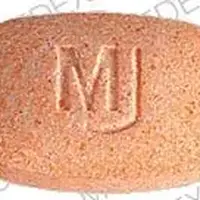 Poly-vi-flor (Multivitamins with fluoride [ mul-tee-vye-ta-min-with-floor-ide ])-468 MJ-Orange-Rectangle