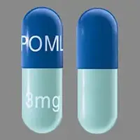 Pomalyst (Pomalidomide [ pom-a-lid-oh-mide ])-POML 3 mg-3 mg-Blue / Green-Capsule-shape