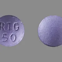 Potiga (Ezogabine [ e-zog-a-been ])-RTG 50-50 mg-Purple-Round