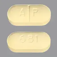 Primlev (Acetaminophen and oxycodone [ a-seet-a-min-oh-fen-and-ox-i-koe-done ])-A P 681-300 mg / 5 mg-Yellow-Oval