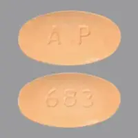 Primlev (Acetaminophen and oxycodone [ a-seet-a-min-oh-fen-and-ox-i-koe-done ])-A P 683-300 mg / 10 mg-Orange-Oval