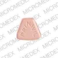 Prinivil (Lisinopril [ lyse-in-oh-pril ])-PRINIVIL MSD 237-40 mg-Pink-U-shape