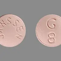 Razadyne (Galantamine [ ga-lan-ta-meen ])-JANSSEN G 8-8 mg-Pink-Round