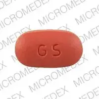 Requip xl (Ropinirole (oral) [ roe-pin-i-role ])-GS 5CC-8 mg-Red-Oval