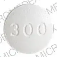 Retrovir (oral/injection) (Zidovudine (oral/injection) [ zye-doe-vyoo-deen ])-300 GX CW3-300 mg-White-Round