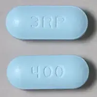 Ribasphere (Ribavirin (oral) [ rye-ba-vye-rin ])-400 3RP-400 mg-Blue-Oval