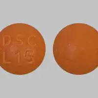 Savaysa (Edoxaban [ e-dox-a-ban ])-DSC L15-15 mg-Orange-Round