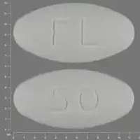 Savella (Milnacipran [ mil-na-si-pran ])-FL 50-milnacipran 50 mg-White-Oval