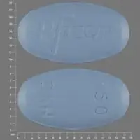 Selzentry (Maraviroc [ ma-rav-i-rok ])-Pfizer MVC 150-150 mg-Blue-Oval