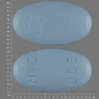 Selzentry (Maraviroc [ ma-rav-i-rok ])-Pfizer MVC 300-300 mg-Blue-Oval