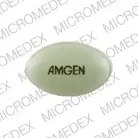 Sensipar (Cinacalcet [ sin-ah-cal-set ])-AMGEN 60-60 mg-Green-Oval