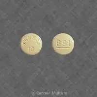 Sular (Nisoldipine [ nye-zol-di-peen ])-ZENECA 10 891-10 mg-Yellow-Round