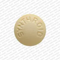Synthroid (Levothyroxine [ lee-voe-thye-rox-een ])-SYNTHROID 100-0.1 mg-Yellow-Round