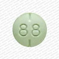 Synthroid (Levothyroxine [ lee-voe-thye-rox-een ])-SYNTHROID 88-88 mcg (0.088 mg)-Green-Round