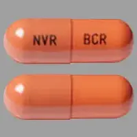 Tasigna (Nilotinib [ nye-loe-ti-nib ])-NVR BCR-150 mg-Red-Capsule-shape