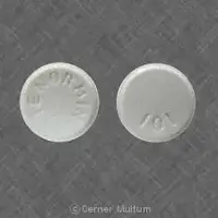 Tenormin (Atenolol [ a-ten-oh-lol ])-101 TENORMIN-100 mg-White-Round