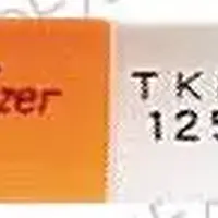 Tikosyn (Dofetilide)-PFIZER TKN 125-0.125 MG-Orange / White-Capsule-shape