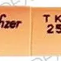 Tikosyn (Dofetilide)-PFIZER TKN 250-0.25 MG-Orange-Capsule-shape