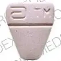 Tranxene t-tab (Clorazepate [ klor-az-e-pate ])-a TM T-7.5 mg-Purple-U-shape