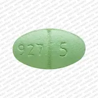 Trexall (Methotrexate (oral) [ meth-oh-trex-ate ])-b 927 5-5 mg-Green-Oval