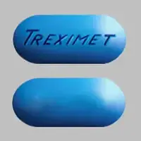 Treximet (Naproxen and sumatriptan [ na-prox-en-and-soo-ma-trip-tan ])-TREXIMET-naproxen sodium 500 mg / sumatriptan 85 mg-Blue-Oval