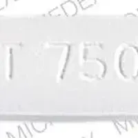 Trilisate (Choline magnesium trisalicylate [ koe-leen-mag-nee-see-um-trye-sa-lis-i-late ])-P F T 750-750 mg-White-Oval