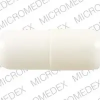 Zegerid (Omeprazole and sodium bicarbonate [ oh-me-pray-zol-and-so-dee-um-by-kar-bon-ate ])-Logo 20-20 mg / 1100 mg-White-Capsule-shape