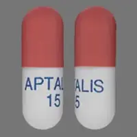 Zenpep (Pancrelipase [ pan-kre-lye-pace ])-APTALIS 15-pancrelipase (15,000 units lipase, 47,000 units protease, 63,000 units amylase)-Red & White-Capsule-shape