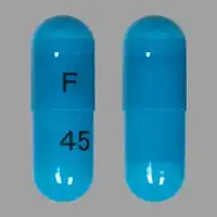 Atomoxetine (Atomoxetine [ at-oh-mox-e-teen ])-F 45-40 mg-Blue-Capsule-shape