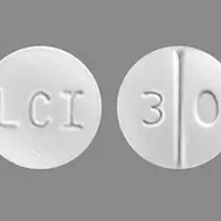 Codeine (Codeine [ koe-deen ])-LCI 3 0-30 mg-White-Round