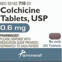 Colchicine (Colchicine [ kol-chi-seen ])-A10-0.6 mg-Purple-Capsule-shape