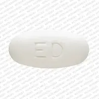 Ery-tab (Erythromycin (oral) [ er-ith-roe-mye-sin ])-A ED-500 mg-White-Oval