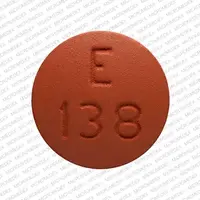 Felodipine (Felodipine [ fe-loe-di-peen ])-E 138-10 mg-Red-Round