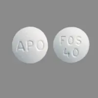 Fosinopril (Fosinopril [ foe-sin-oh-pril ])-APO FOS 40-40 mg-White-Round