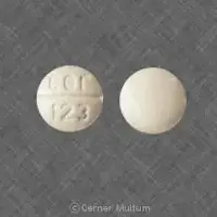 Glyburide (eqv-micronase) (Glyburide [ glye-bue-ride ])-cor 123-1.25 mg-White-Round