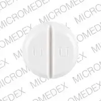 Mirapex (Pramipexole [ pram-i-pex-ole ])-37 37 U U-1.5 mg-White-Round