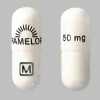 Pamelor (Nortriptyline [ nor-trip-ti-leen ])-PAMELOR 50 mg M-50 mg-White-Capsule-shape